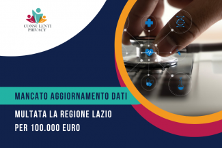 Regione Lazio sanzionata: piattaforma Asl presenta dati non aggiornati