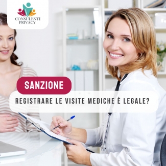 sanzione registrazione visista medica