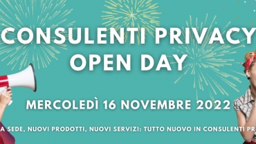 Open Day 16 novembre