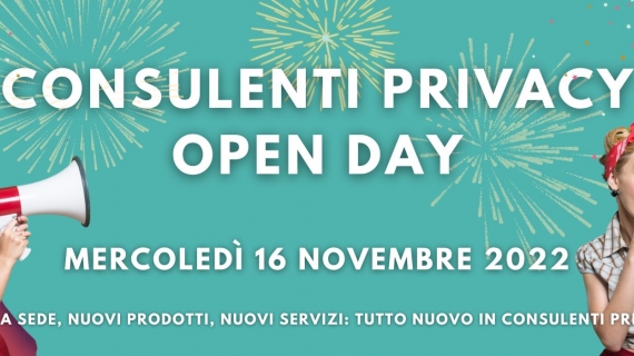 Open Day 16 novembre